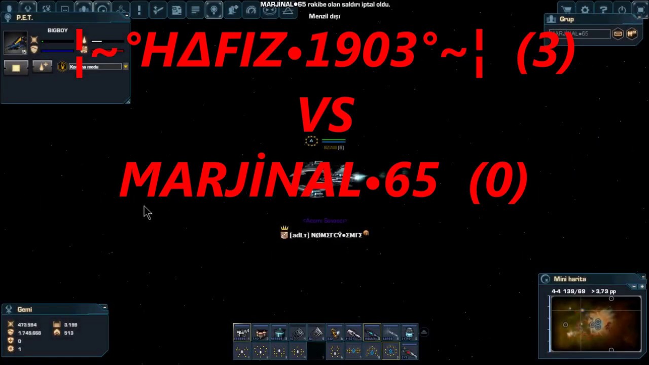 DARKORBİT TR5 HAFIZ Vs MARJİNAL&bull;65