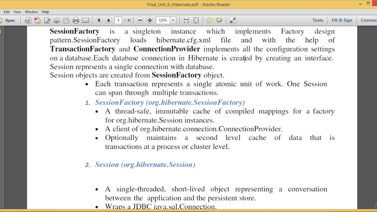 Hibernate Architecture & SQL Vs HQL Session II