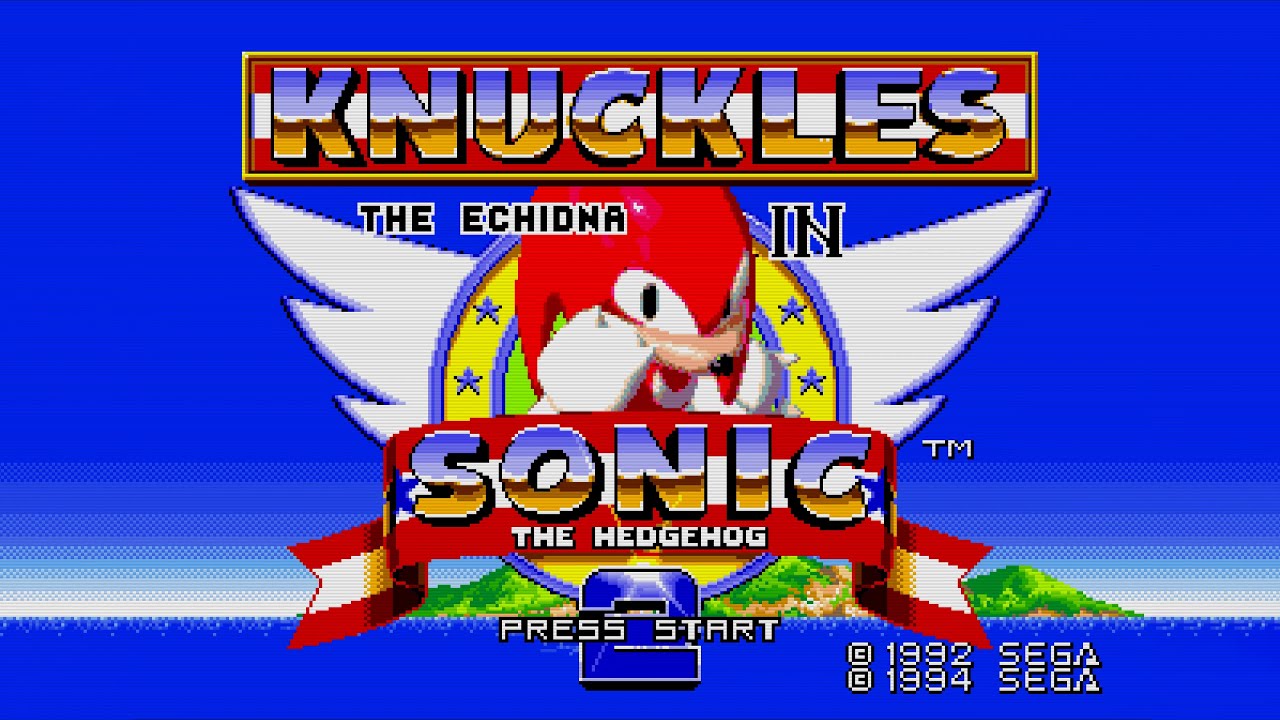 Sonic & Knuckles & Sonic 2 ｜ Knuckles the Echidna in Sonic the Hedgehog 2 【Longplay】