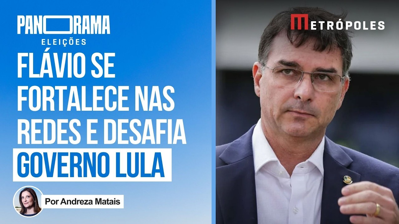 Lula mobiliza militância enquanto Flávio Bolsonaro intensifica ofensiva nas redes