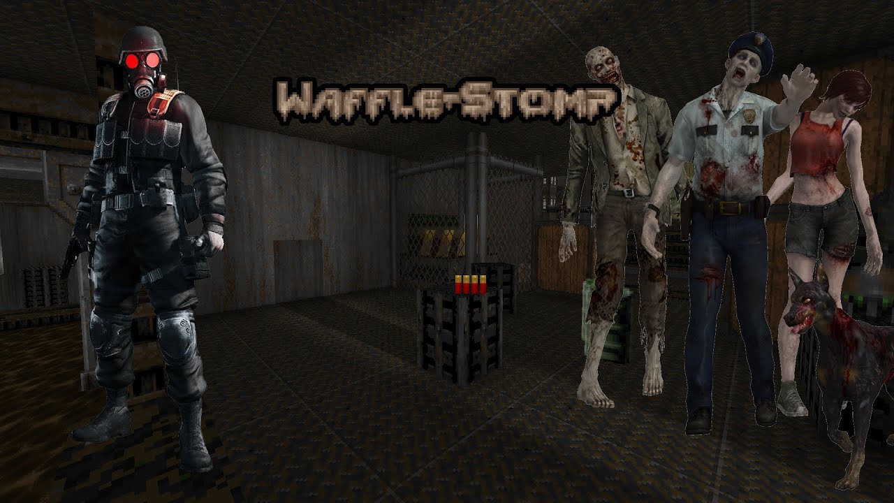 [GZDoom] "Waffle-Stomp" + "Resident Evil: CodeName HUNK Monsters" & "Doom: The Mercenaries (Deluxe)"