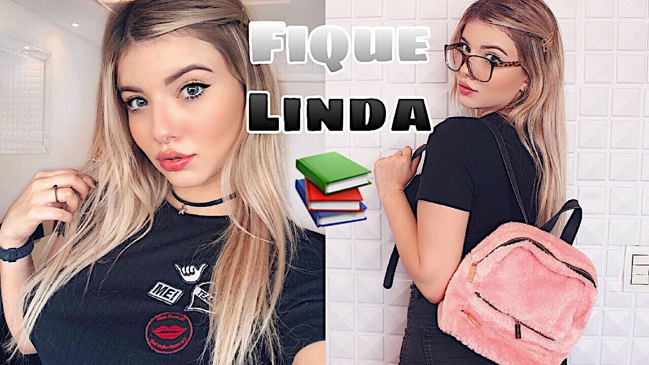 COMO SER BONITA NA ESCOLA E DIA DIA! PASSO A PASSO! #VOLTAAULAS| Michelle Almendra