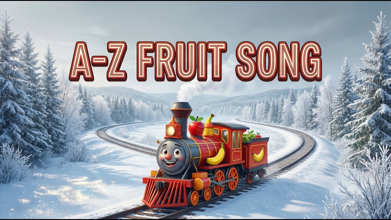Can You Name All 26 Fruits? 🍉 A-Z Alphabet Fruit Train #trending #viral #abcsong #kidslearning