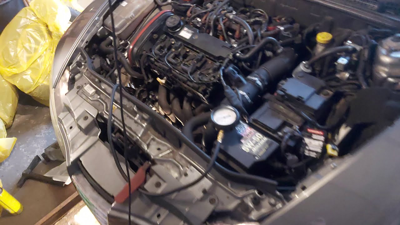 Pomiar ciśnienia oleju w silniku