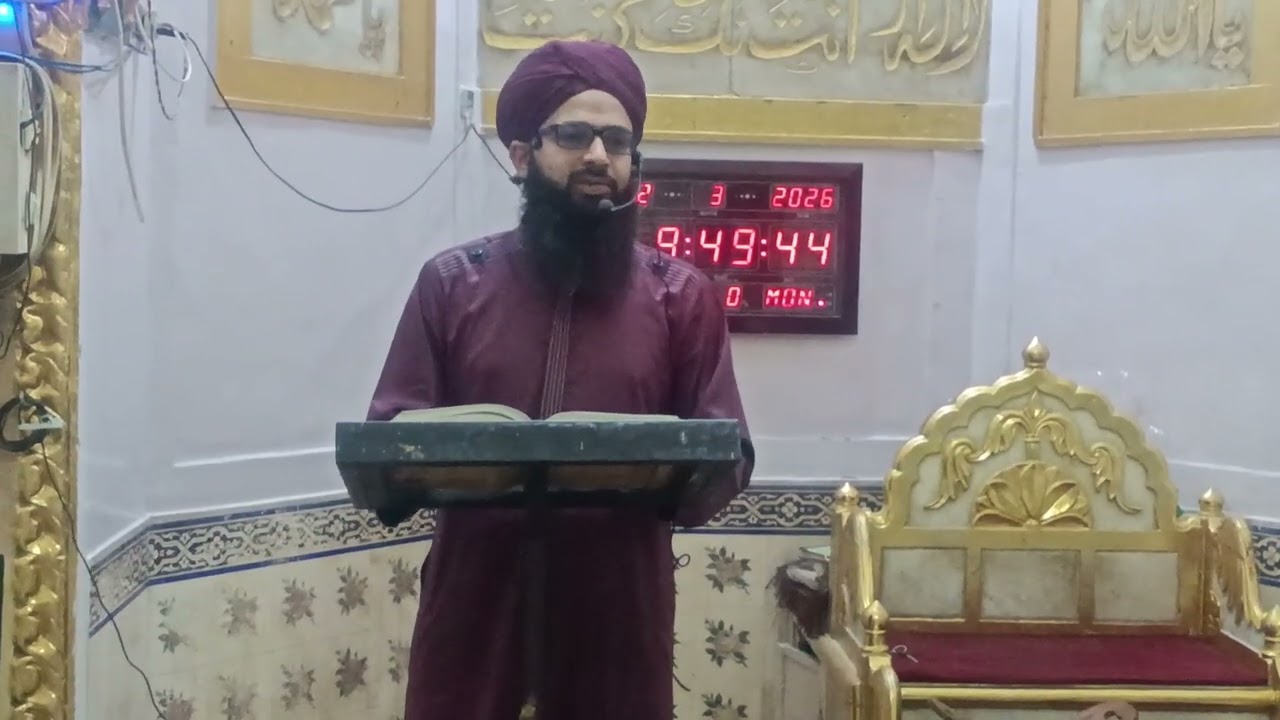 Molana khurshid ahamad hashmi by masjid quraishiyan chandpole sadar haji sageer ahmad urf Lallu bhay