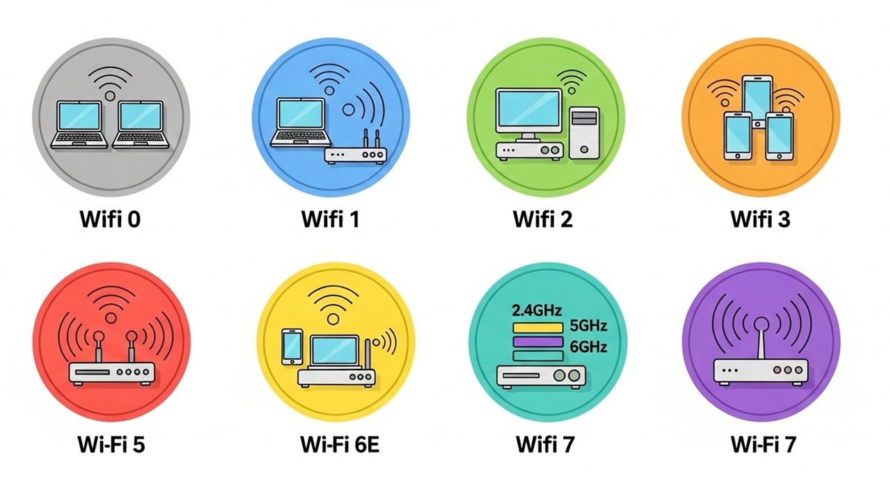 Все поколения Wi-Fi объяснены за 7 минут.
