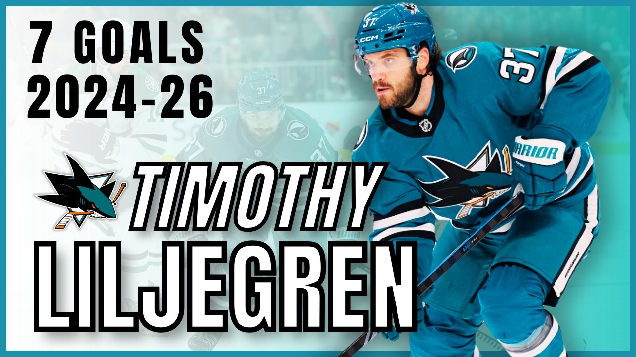 Timothy Liljegren ALL (7) Goals as a San Jose Shark 2024-26 | Sharks Highlights
