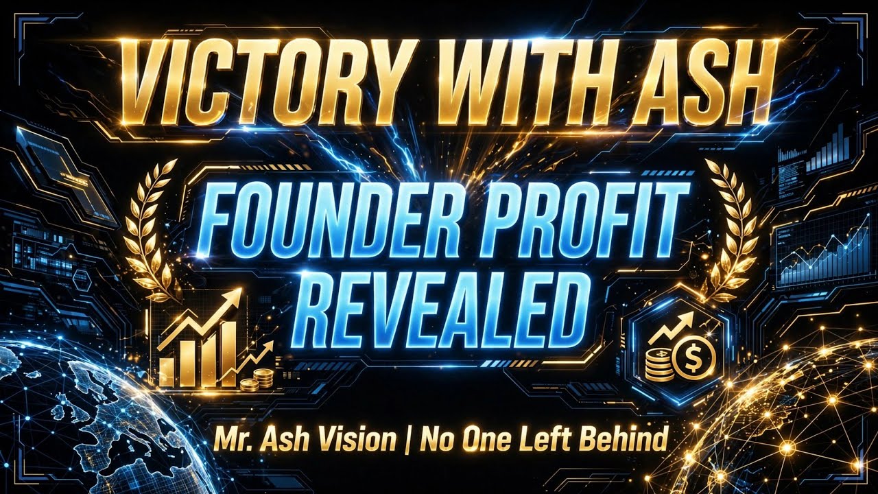 VICTORY WITH ASH LAUNCH | Founder Profit Revealed | Mr. Ash Vision No One Left Behind