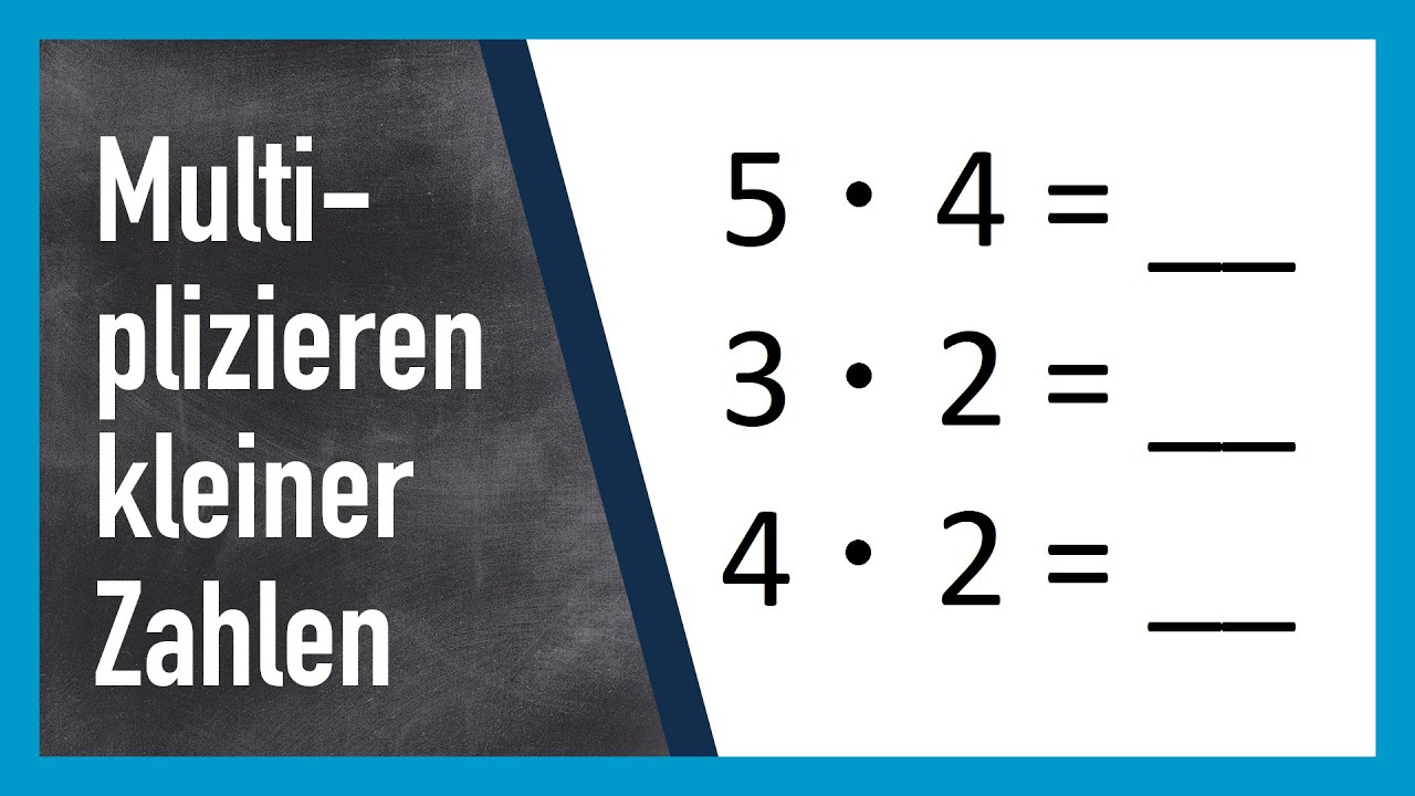 Multiplizieren (Malnehmen) Einführung (ab 2. Klasse)