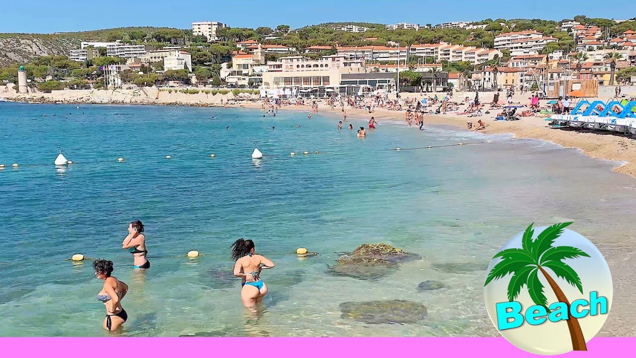 BEACH WALK Cassis France 4k video HDR FR Travel vlog