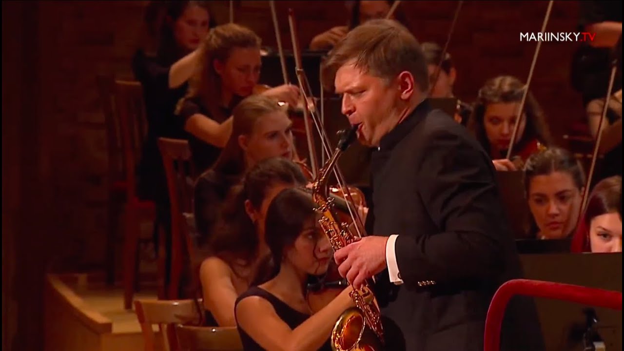Shostakovich Violin Concerto No. 1 Op. 77 (IV. Burlesque) (Sergey Kolesov - saxophone)