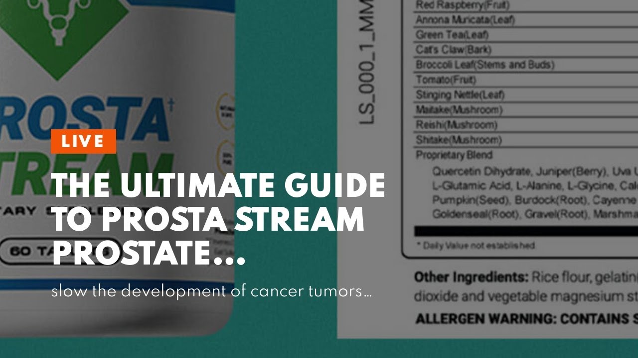 The Ultimate Guide To Prosta Stream Prostate Supplement Prostastream Pills (2 Pack