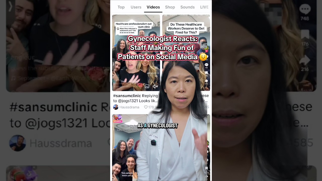 Clinic Making Fun of Patients After Pelvic Exams!? Gynecologist Reacts  #sansumclinic #shorts