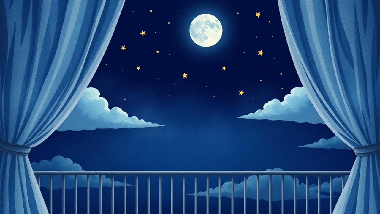 Babysleepmusic 🌙 2 Min Dreamy Starlight Lullaby for Deep Baby Sleep