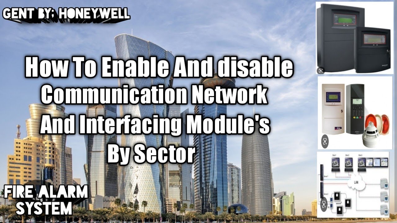 How to disable/ enable communication network and modules interfacing to Gent Vigilon / 3400 panel's.