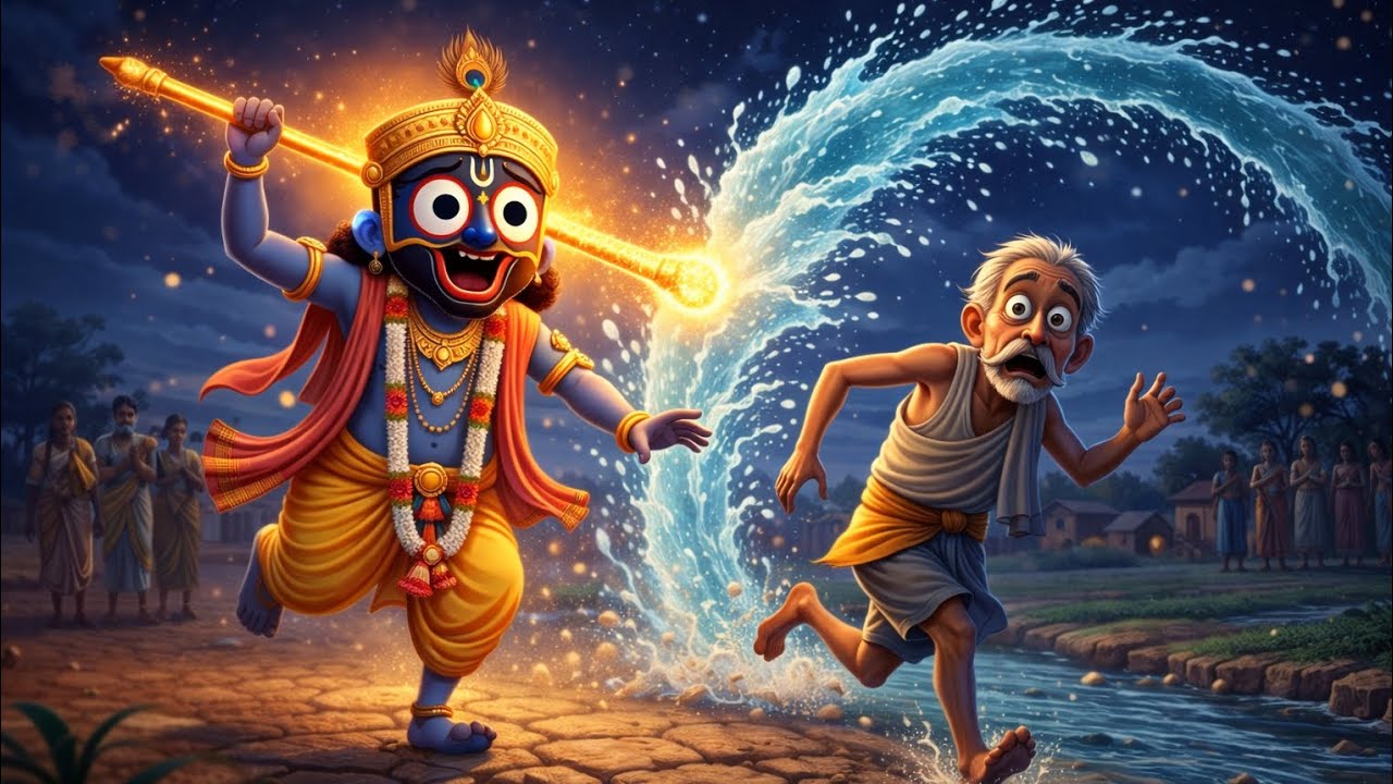 क्यों दौड़ पड़े जगन्नाथ जी अपने भक्त के पीछे? जानिए ये दिव्य लीला…” Hindi animated story 