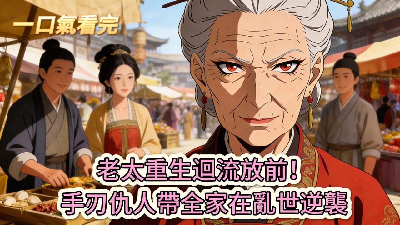 完结小说💕《老太太重生流放前，搬空仇人倉庫》老太重生迴流放前！手刃仇人帶全家在亂世逆襲#推文 #小说 #悠悠书屋