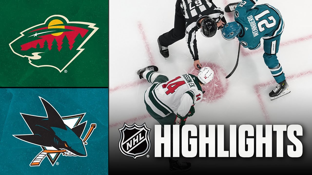 Wild vs. Sharks | NHL Highlights | December 31, 2025