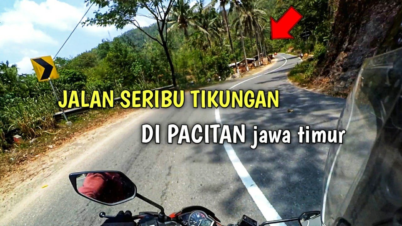 BANYAK TIKUNGAN | jalan utama ke PACITAN DARI ARAH PONOROGO