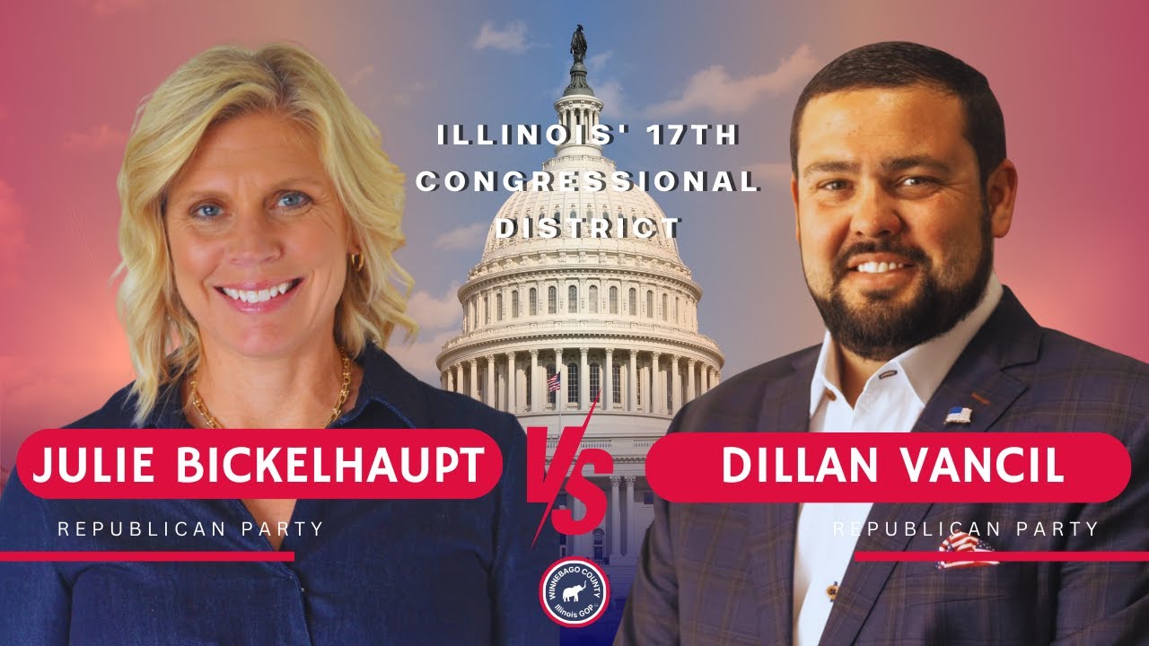 Dillan Vancil vs Julie Bickelhaupt: Illinois 17th District Republican Candidate Forum 2026