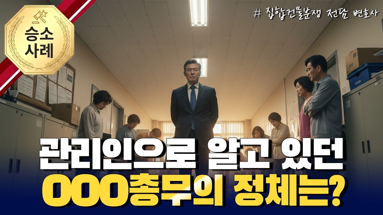 (승소사례 1부)부천 오피스텔 참칭 관리인 직무정지 가처분 사건