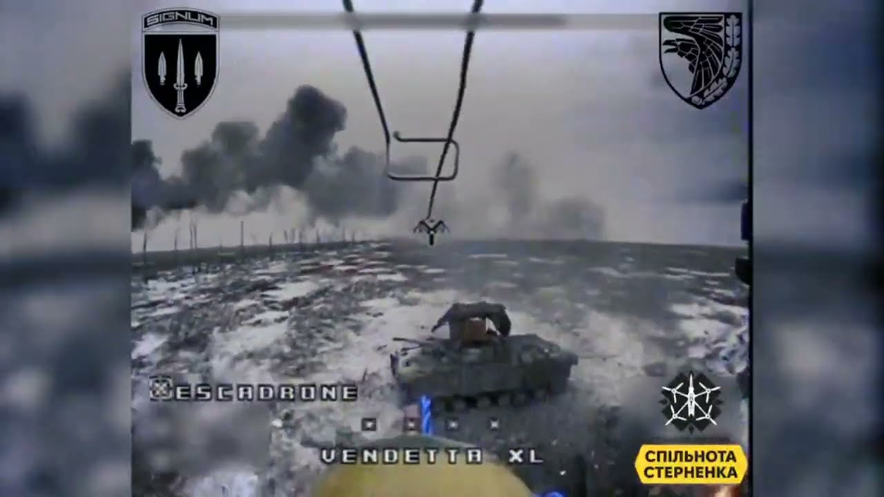 Ivanivske - 22.02.2024. Signum Unit Of The 93rd Brigade Destroyed Russian Column Near Ivanivske.