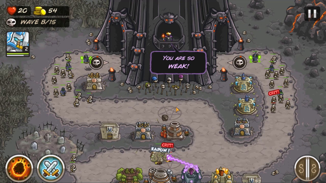 Kingdom Rush Level 12 - The Dark Tower