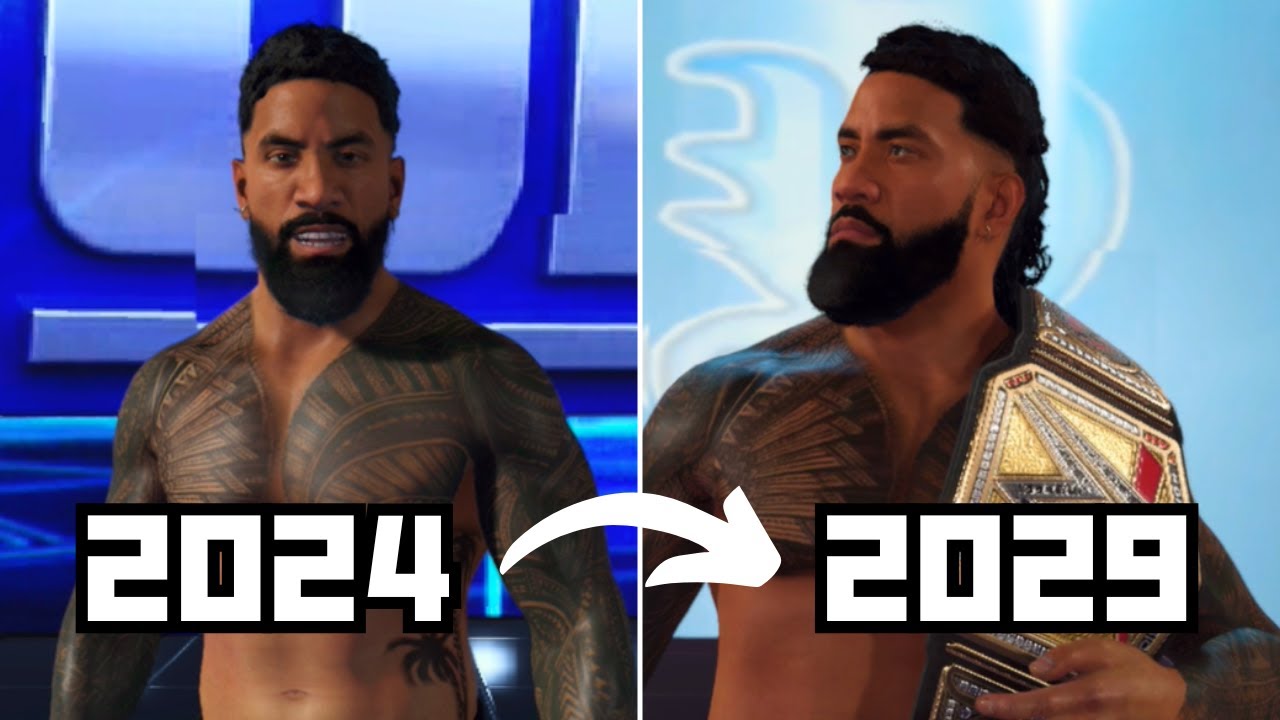 Я запланировал следующие 5 лет карьеры Джея Усо в WWE (WWE 2K)