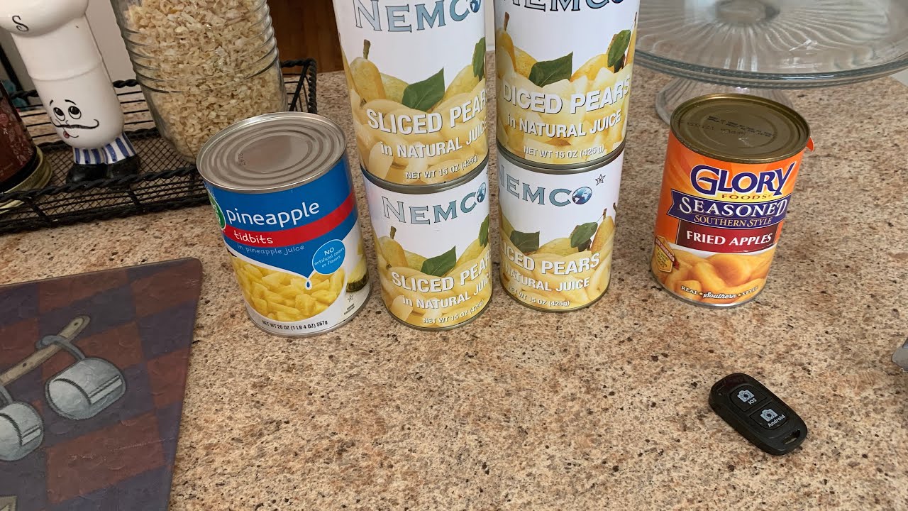 Dehydrating canned fruit and what do you do with it