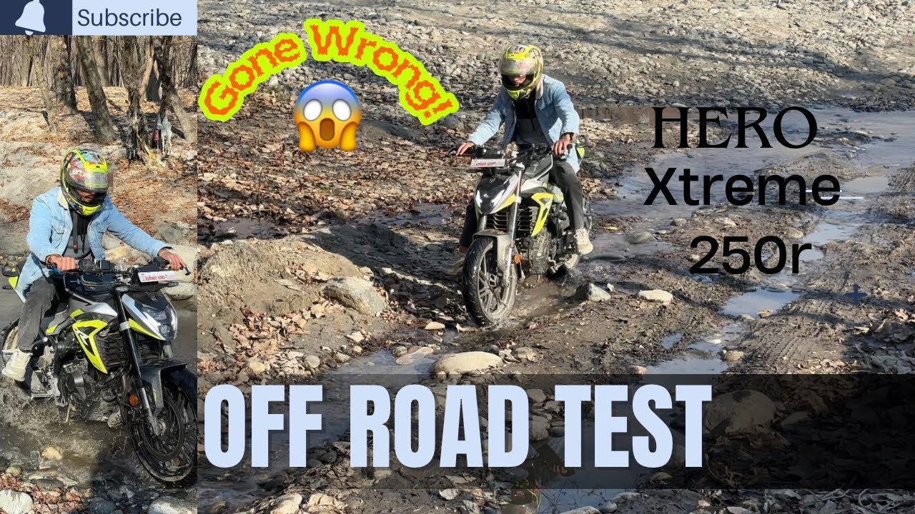 Hero Xtreme 250r OFF ROAD TEST GONE WRONG!😱