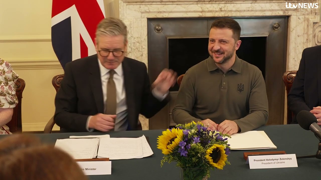 Zelenskyy becomes first foreign leader to address UK Cabinet this century