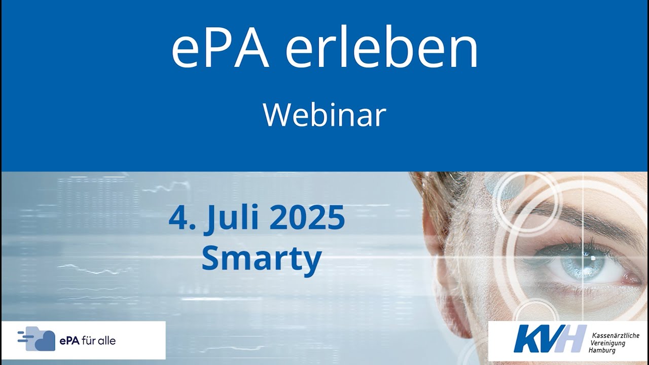 Online-Webinar zur elektronischen Patientenakte (ePA) mit „Smarty“ vom 04.07.2025
