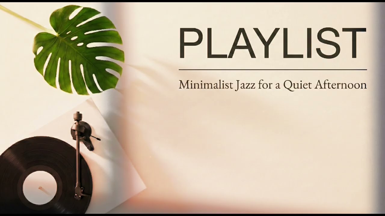 [playlist] 식물과 턴테이블, 그리고 맑은 피아노 🌿 Pure & Organic Piano Trio for Home Cafe