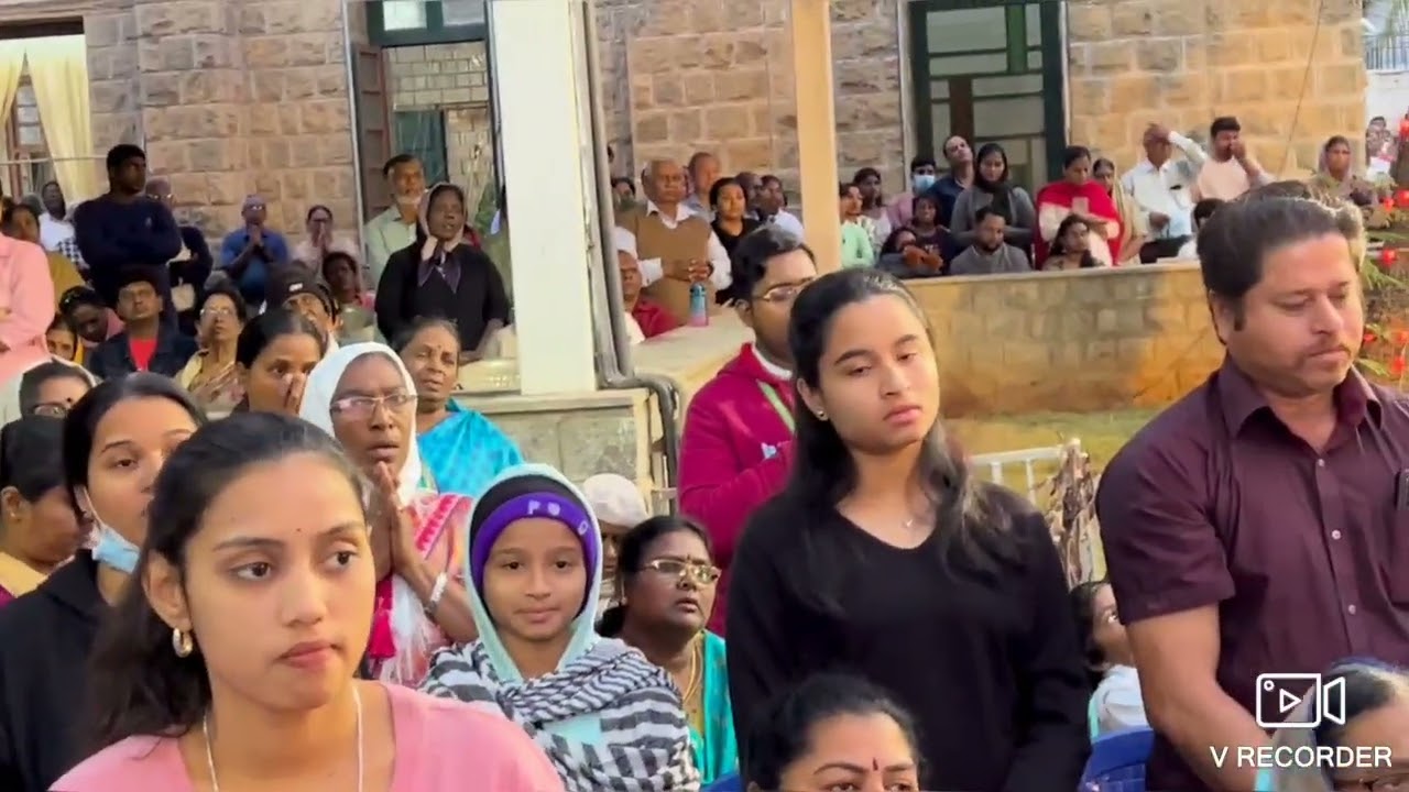 FLAG HOISTING16-1-2025 Most Rev.Dr.PETER MACHADO  HOLY GHOST CHURCH Richards Town,Bengaluru-560084