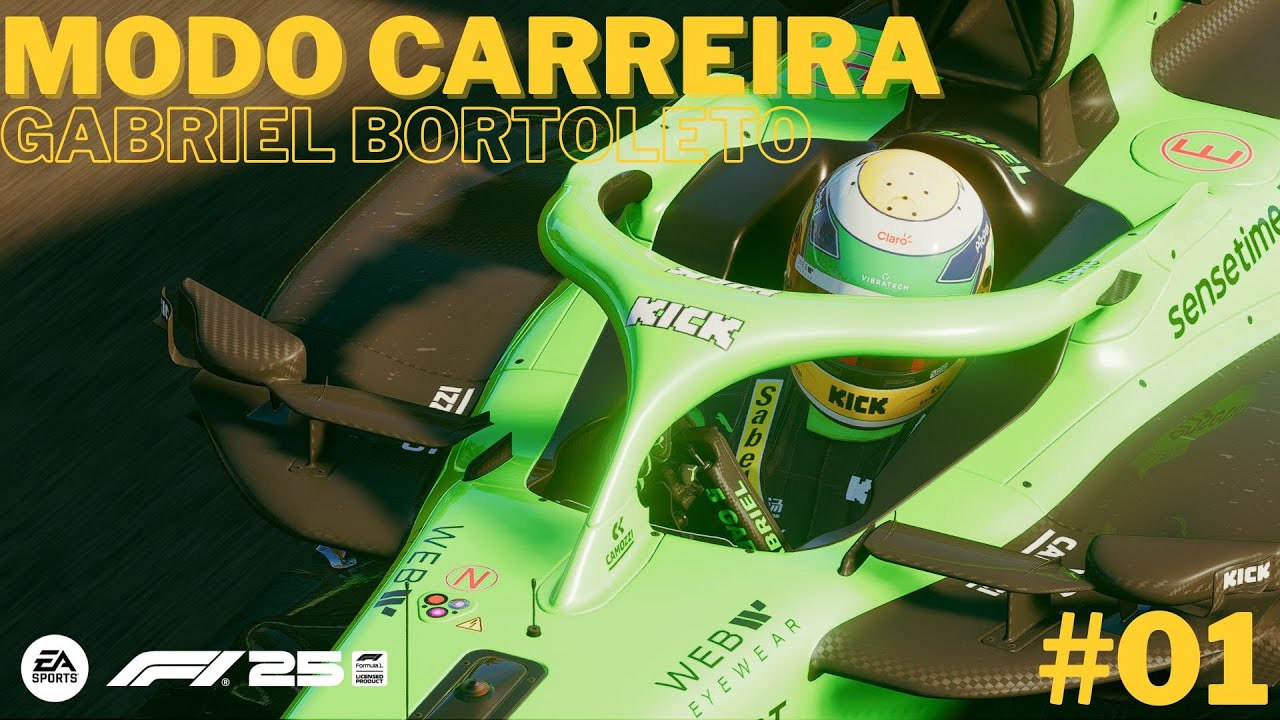 F1 25 | Carreira com Gabriel Bortoleto #1: Estreia no GP da Austrália! 🇧🇷🔥