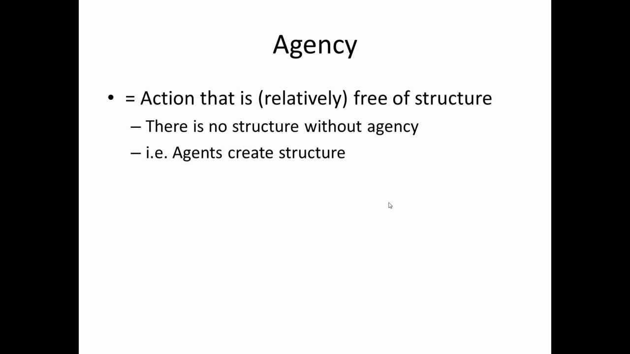 Structure & Agency: 25 Concepts in Anthropology