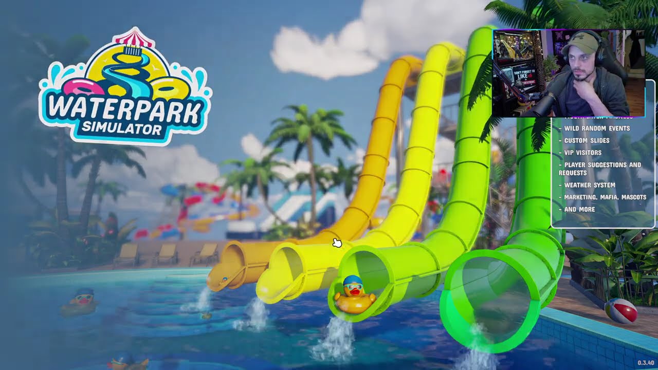 🔴Adovion's Slip And Slide Episode 1 | Waterpark Simulator | Livestream