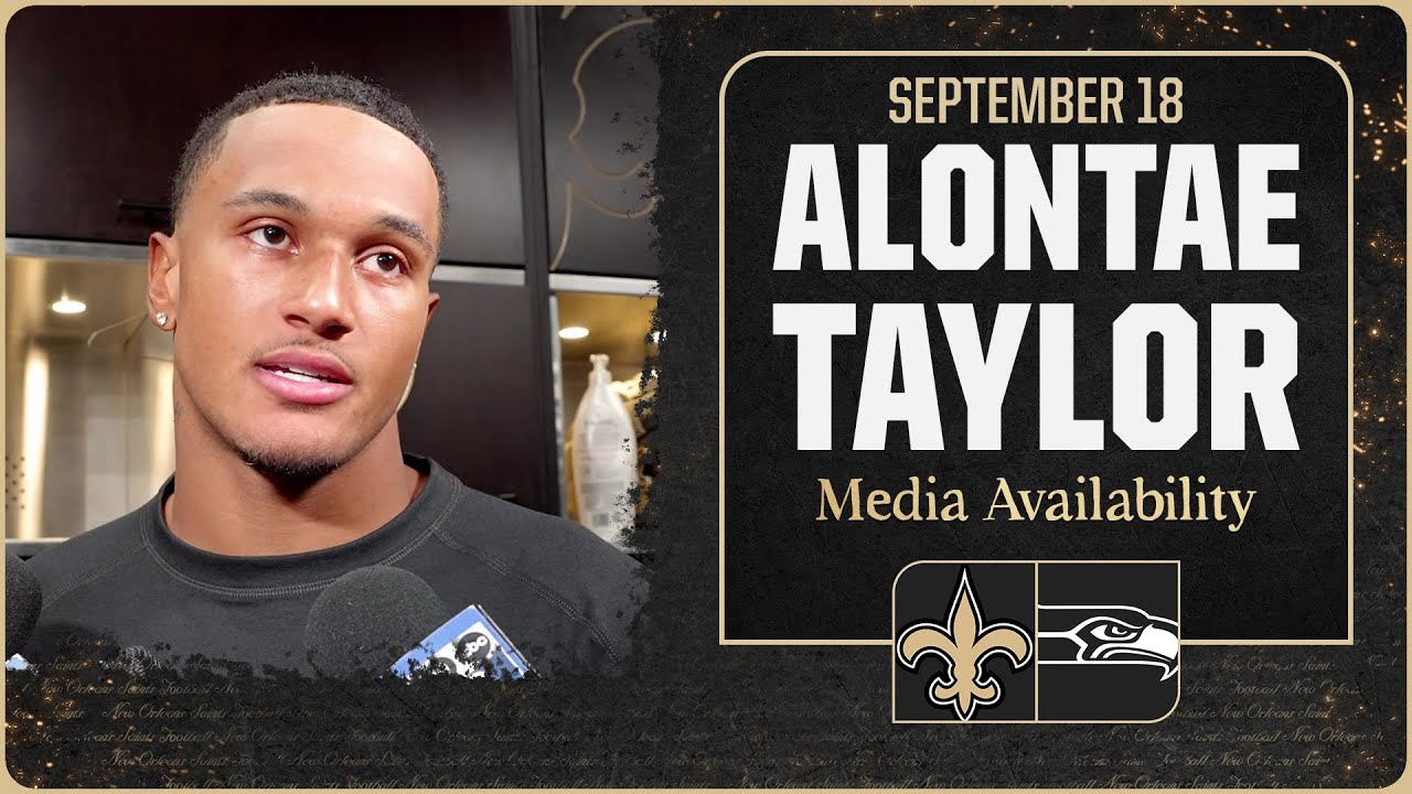 Alontae Taylor on Sam Darnold, first road game | New Orleans Saints