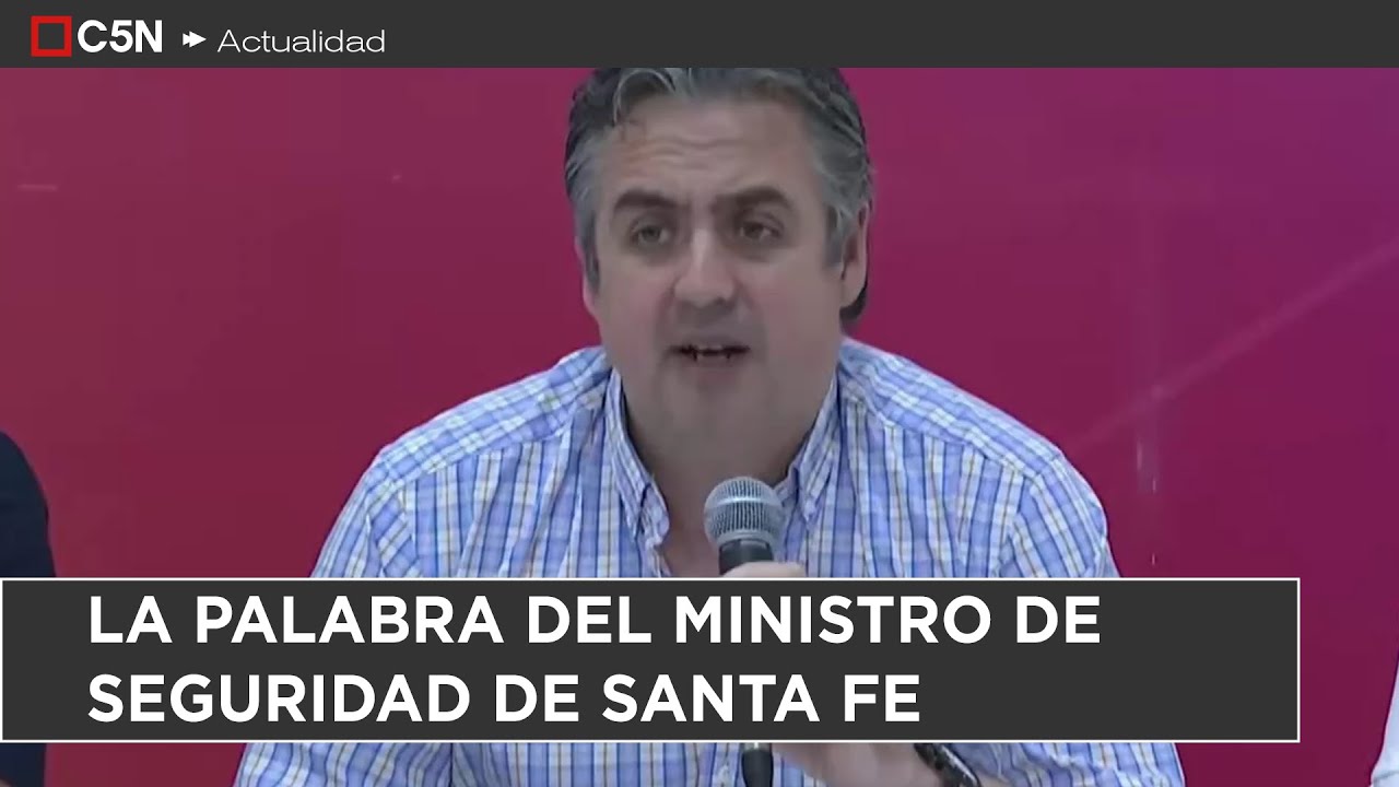 La PALABRA del MINISTRO de SEGURIDAD de SANTA FE, PABLO COCOCCIONI