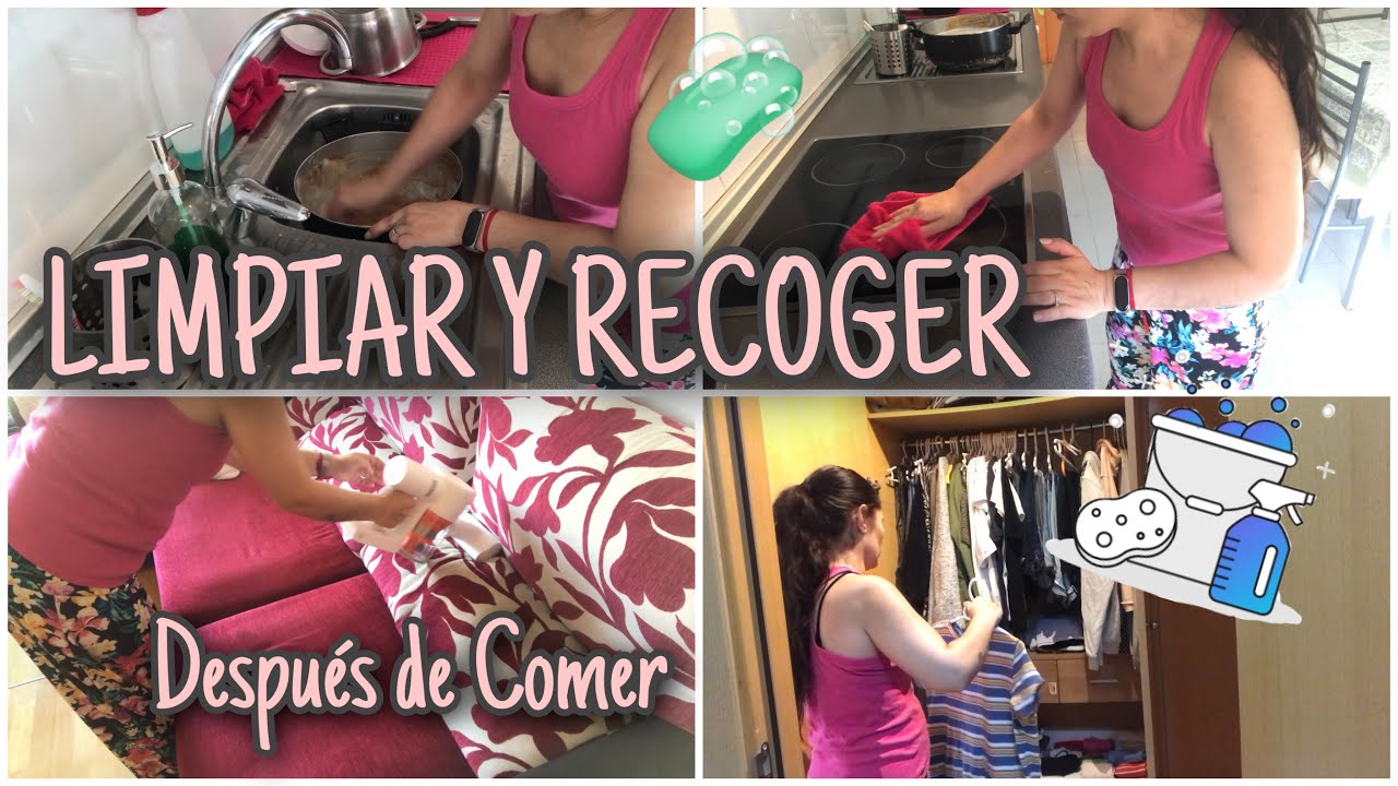 🧼LIMPIA CONMIGO🧼 // Rutina después de comer // Limpia y ordena // Hogar
