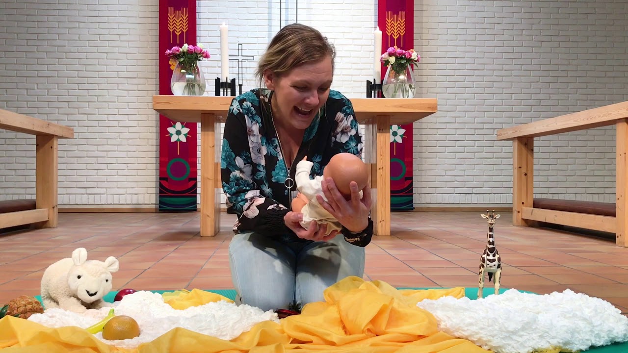 Babysang fra Byåsen kirke i Trondheim
