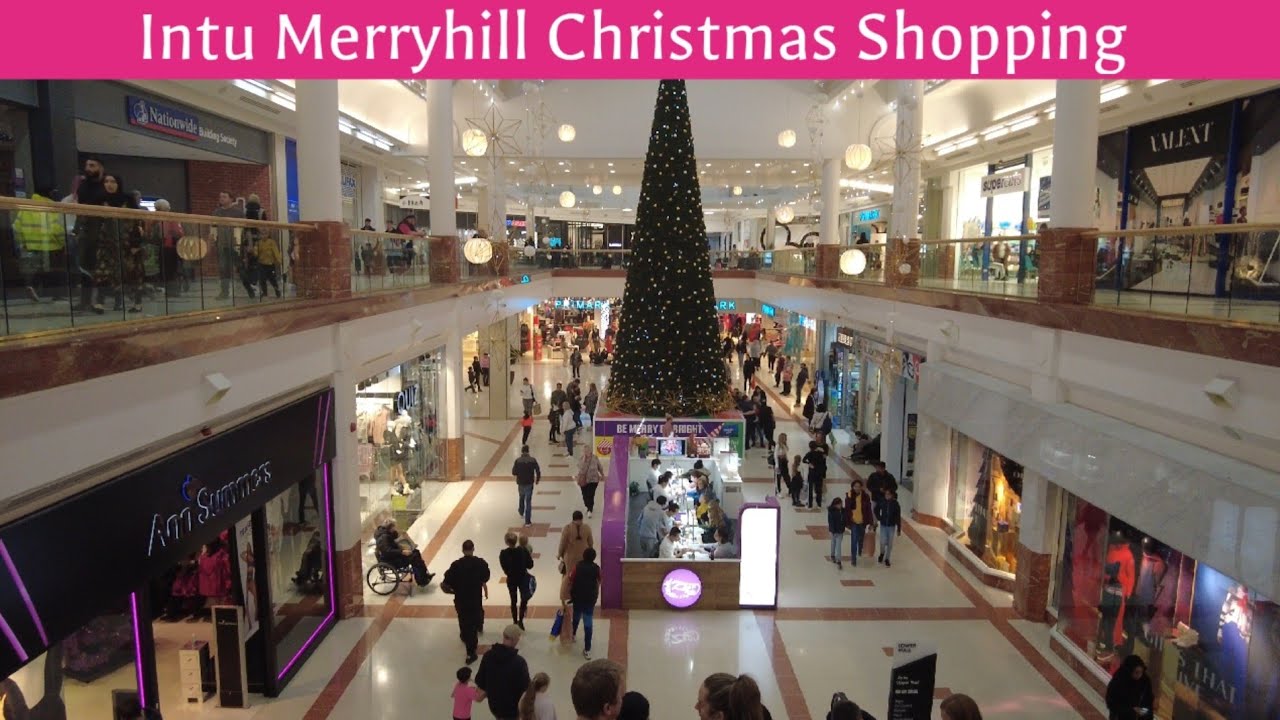 Christmas Shopping At Intu MerryHill 4K