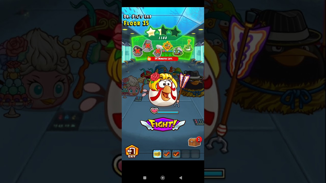 [SECOND MOST VIEWED VIDEO] Angry Birds Fight! Reboot Beta: Dr. Pig's Lab Floor 15 (Replay)