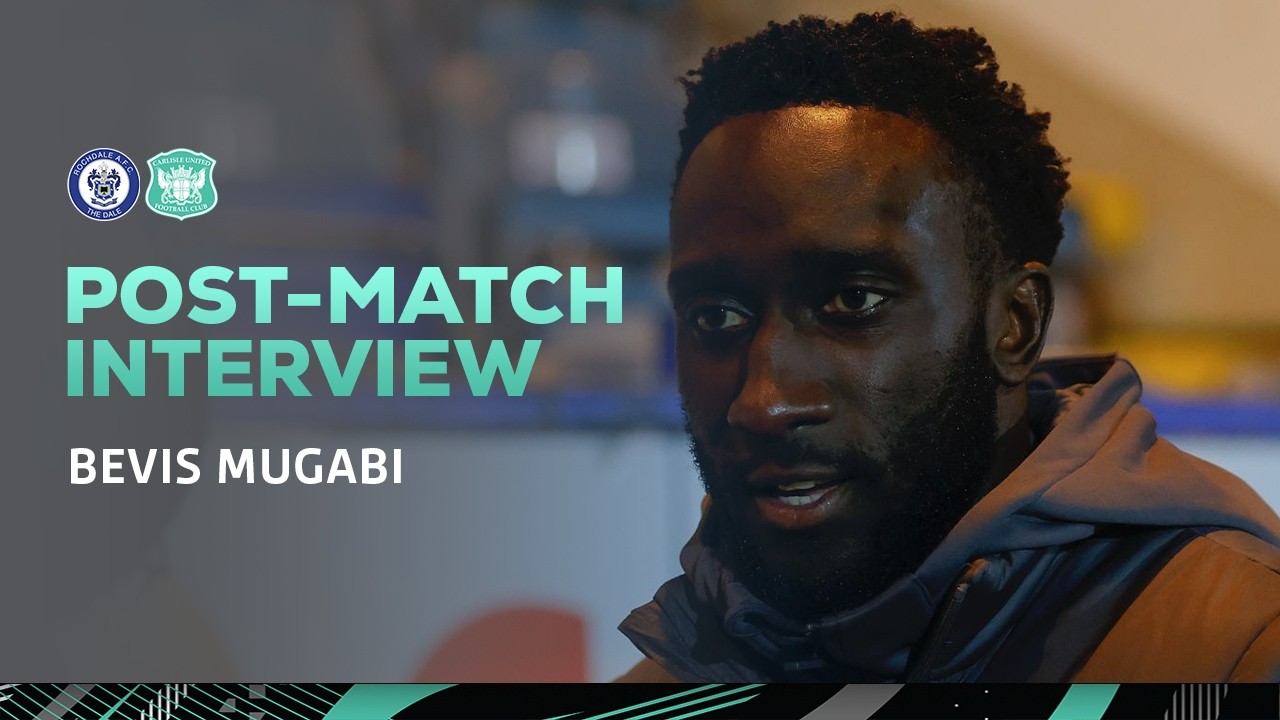 Bevis Mugabi speaks after the defeat at Rochdale