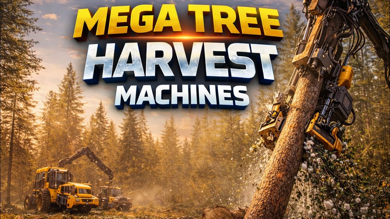 INSANE Tree Harvesting Machines &ndash; Modern Forestry at Industrial Scale