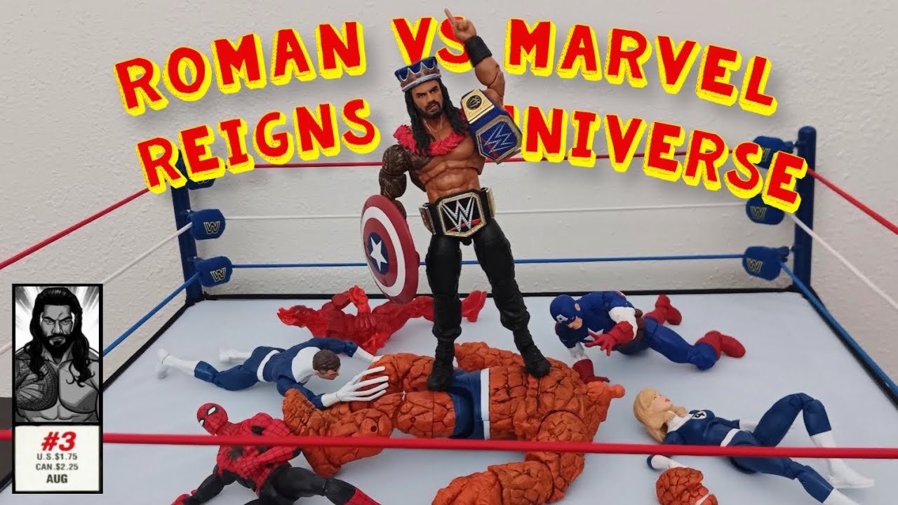 Roman Reigns Destroys The Marvel Universe! (Stop Motion)