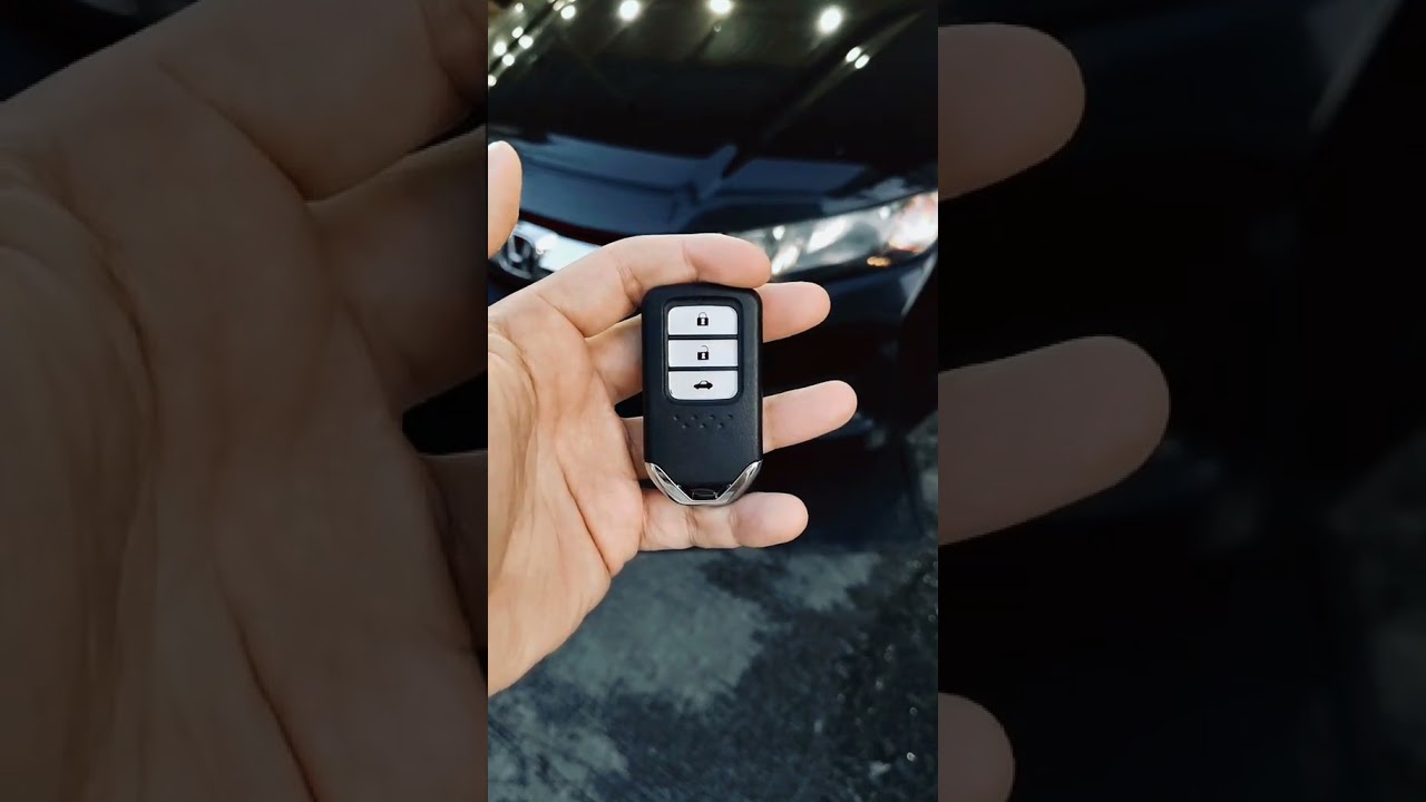 Additional key work for Honda City / remote lock, unlock and start / 