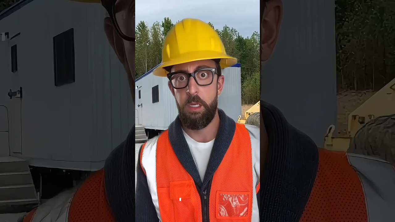 Crazy workplace moments caught on camera 0.05 #CaughtOnCamera #WorkplaceFails #ConstructionLife