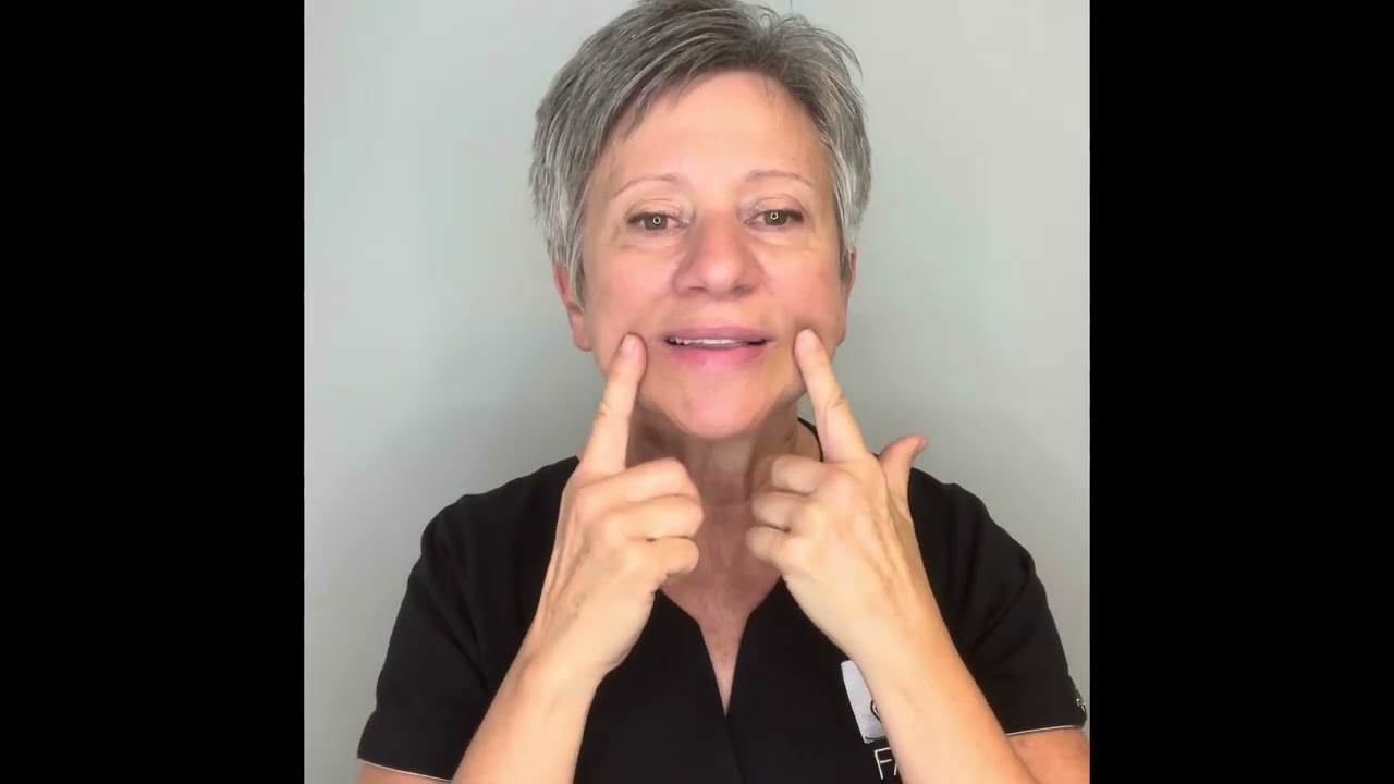 Wednesday face yoga with manual lymphatic drainage