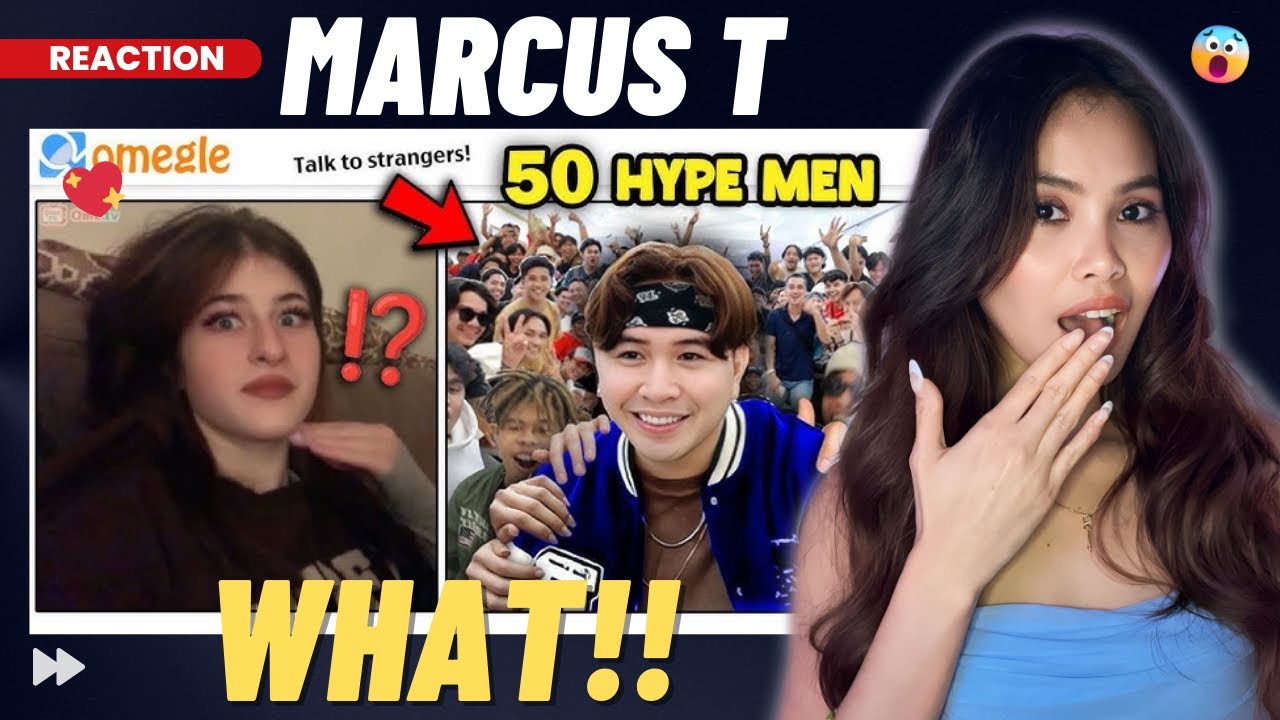 MarcusT-What Happens If You Hire 50 HYPE MEN On OMEGLE? | OMETV | She Was Speechless!😱 |Reaction